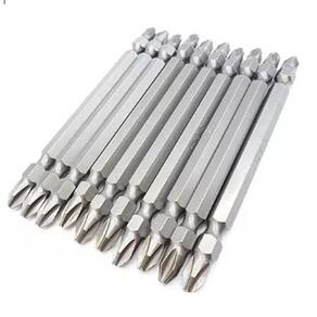 Kit Jogo Bits Ponteira Philips Longa Ph2 Com Ímã 110mm Aço