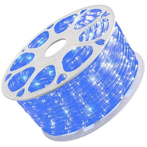 Fita Led SMD Rolo 100 Metros Azul Luz Direta Dupla Face Decoraçao Perfil Gesso Sanca Iluminaçao Sala Quarto