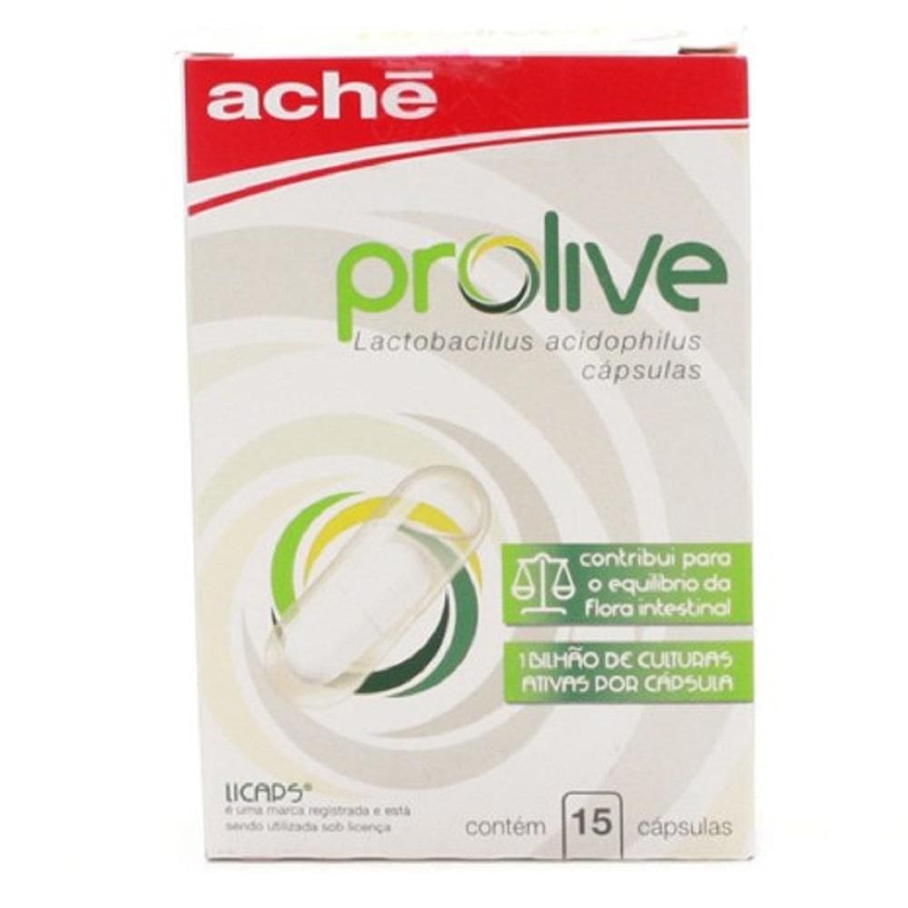 Prolive Lactobacillus Acidophilus 15 Cápsulas