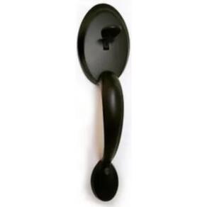Fechadura Retrô Blim Blim Preto Fosco - Externa Black