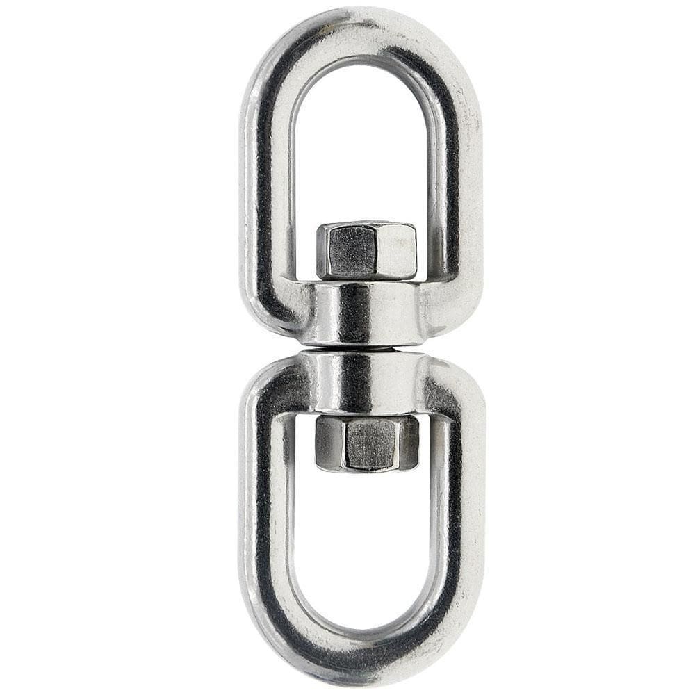 Manilha Inox Dupla Com Destorcedor 6Mm