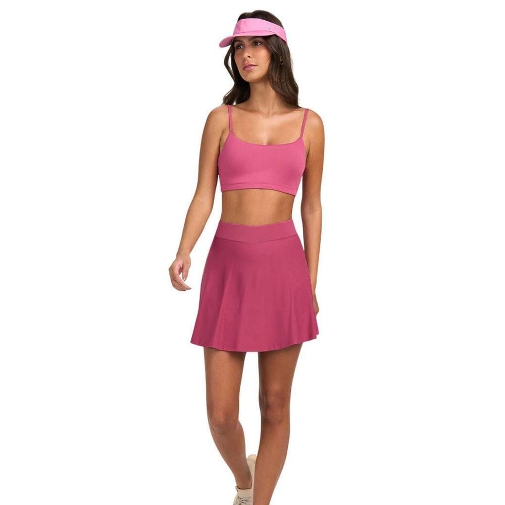Saia Shorts Eterna Sobreposta Evase 2511005-C6006 - Rosa P