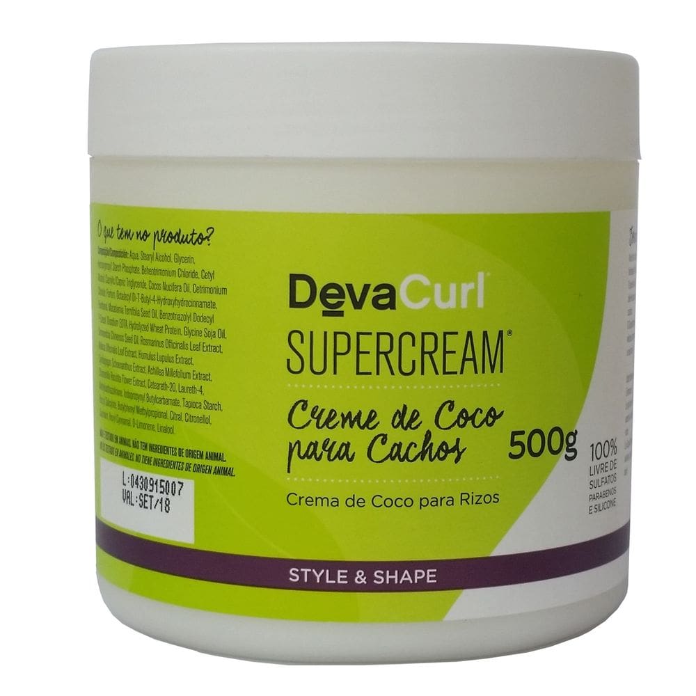 Creme Modelador Deva Curl Supercream 500g