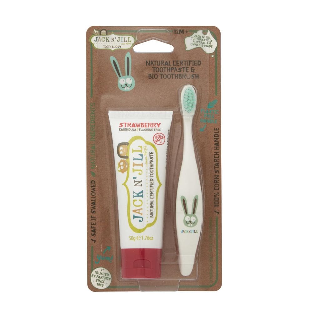 Combinação de escova e pasta de dentes Jack N` Jill Toddler