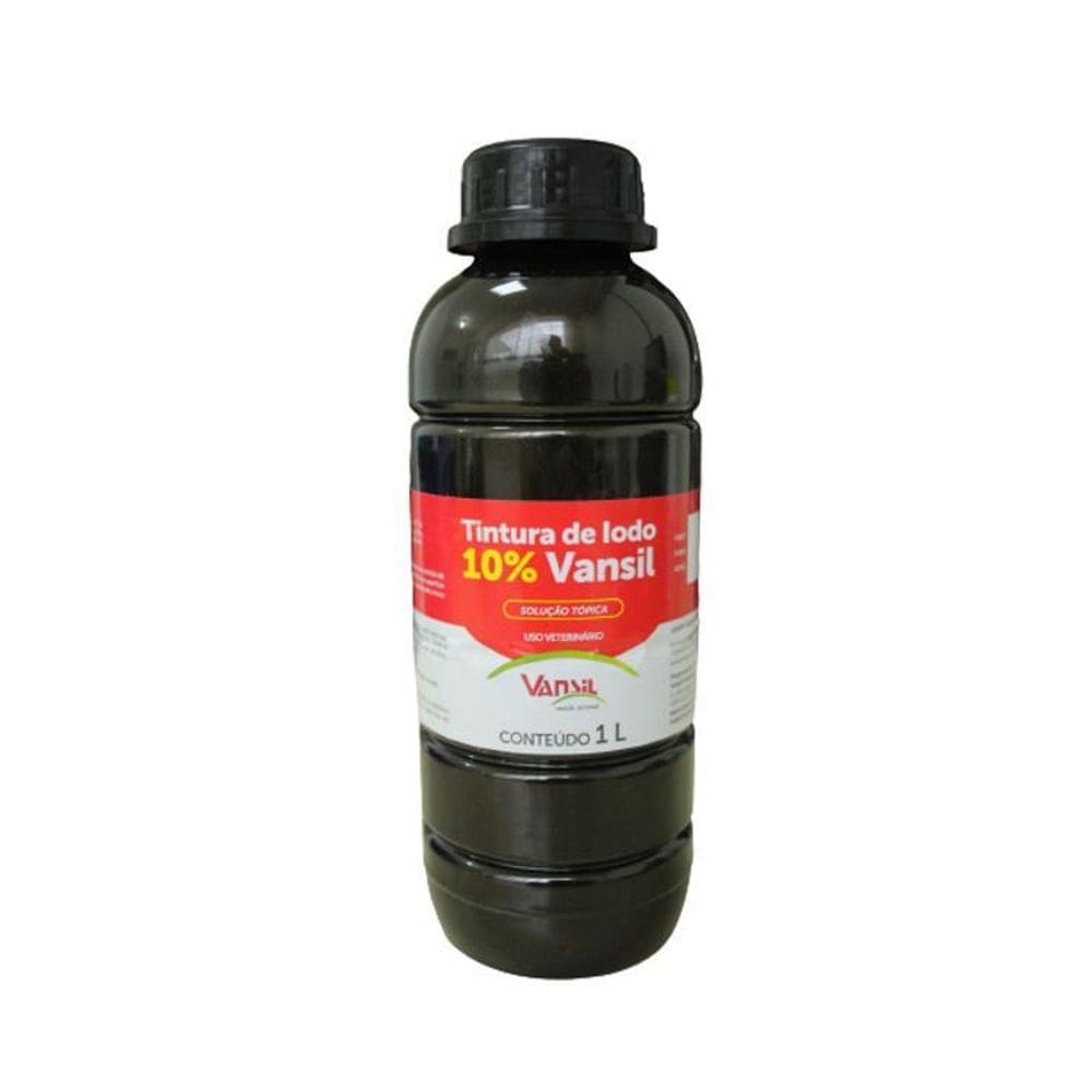 Tintura De Iodo 10% Vansil - 1 Litro