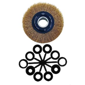 Escova De Aço Circular Ondulada 6 Pol Brasfort