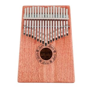 Kalimba Africana 17 Chaves - Madeira Maciça - Fácil Aprender