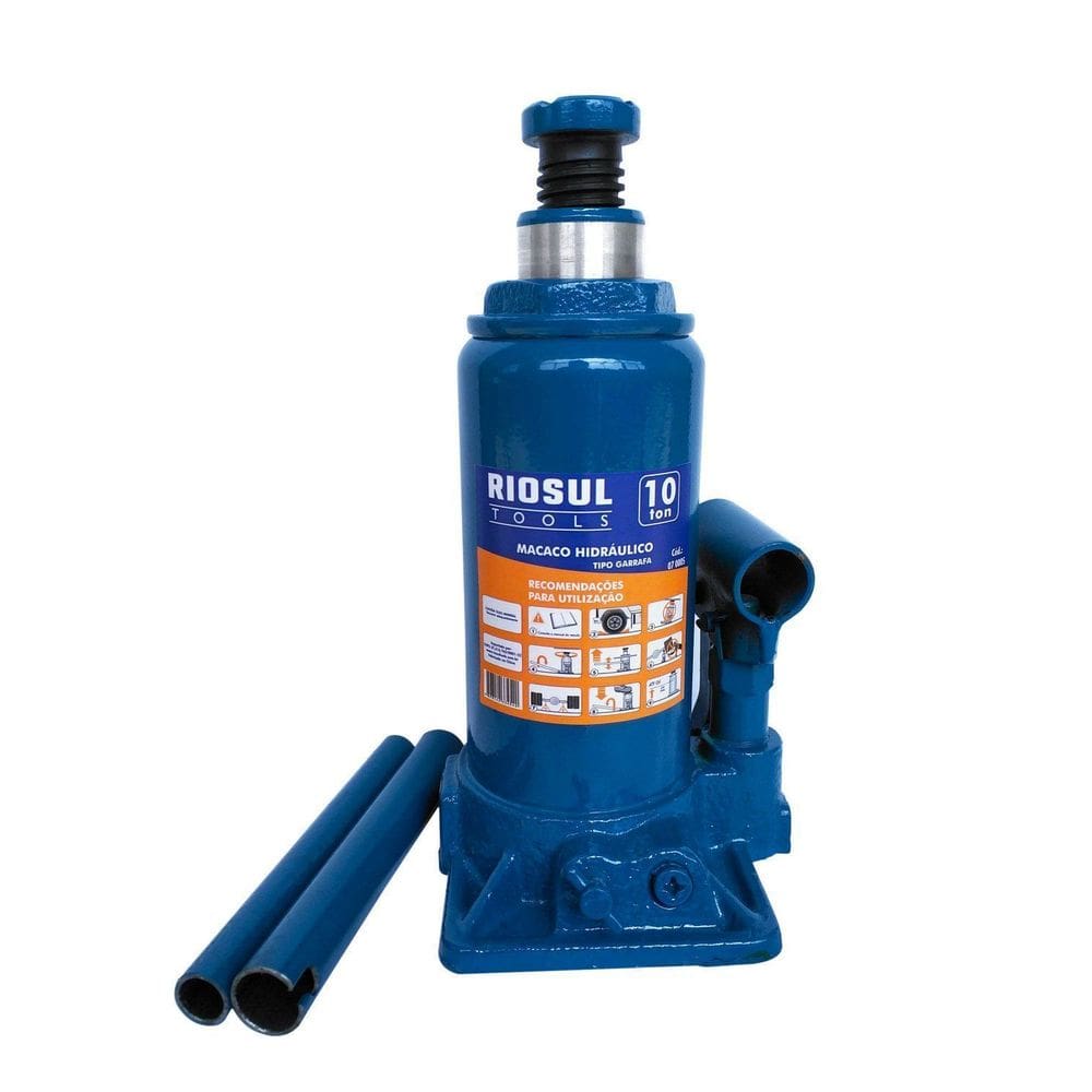 Macaco Hidráulico 10 Toneladas Riosul Tools
