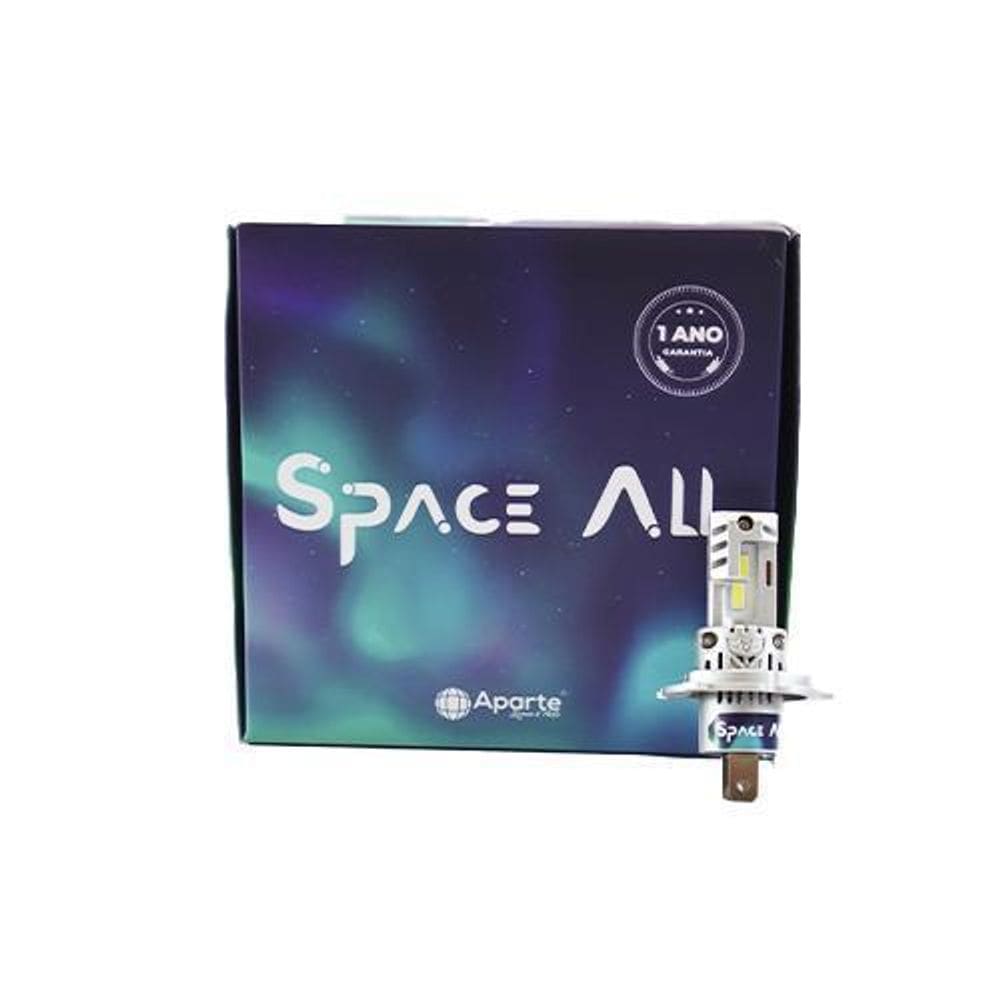 Lâmpada Led H4/H19 Space All 20.000 Lúmens 1 Ano Garantia