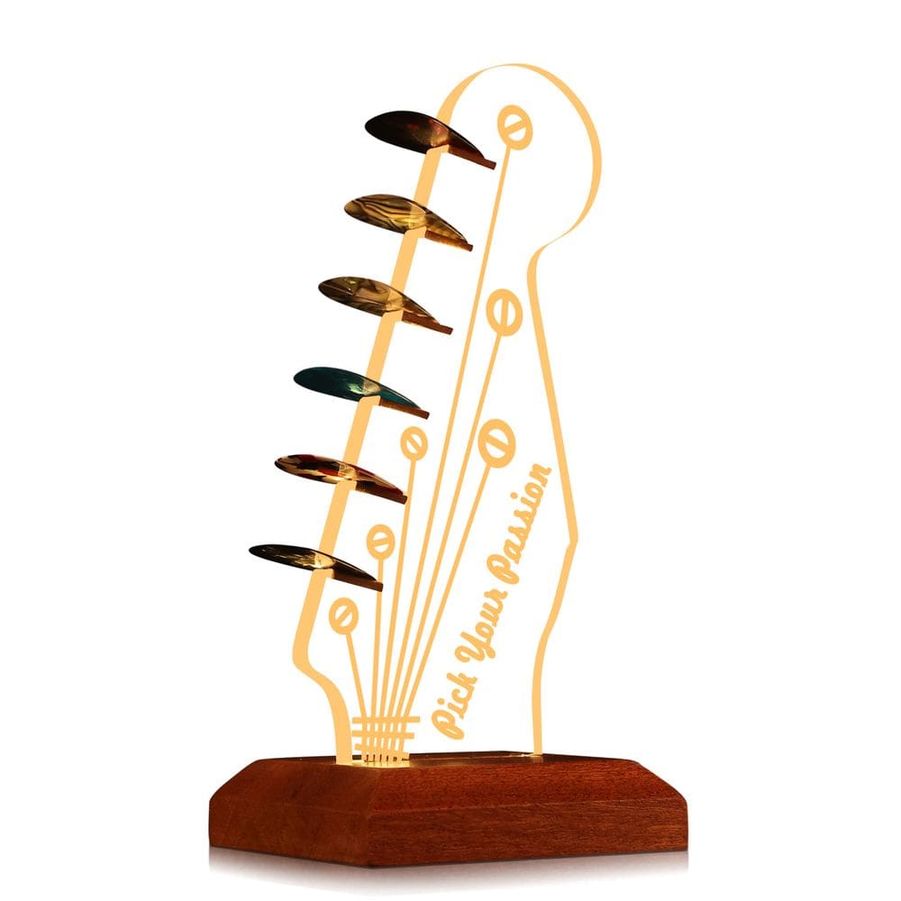 Palheta de guitarra CoolGift Mart Light Up Guitarra elétrica