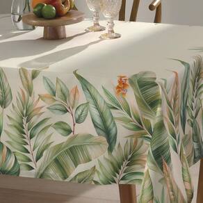 Toalha de Mesa Retangular Limpa Fácil Döhler Hércules 8 Lugares