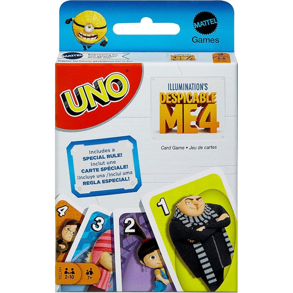 Jogo De Cartas Uno Minions Infantil - Mattel Lançamento 2024