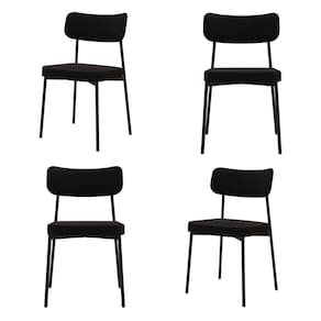 Kit com 4 Cadeiras para Sala de Jantar Mona Yescasa Preto