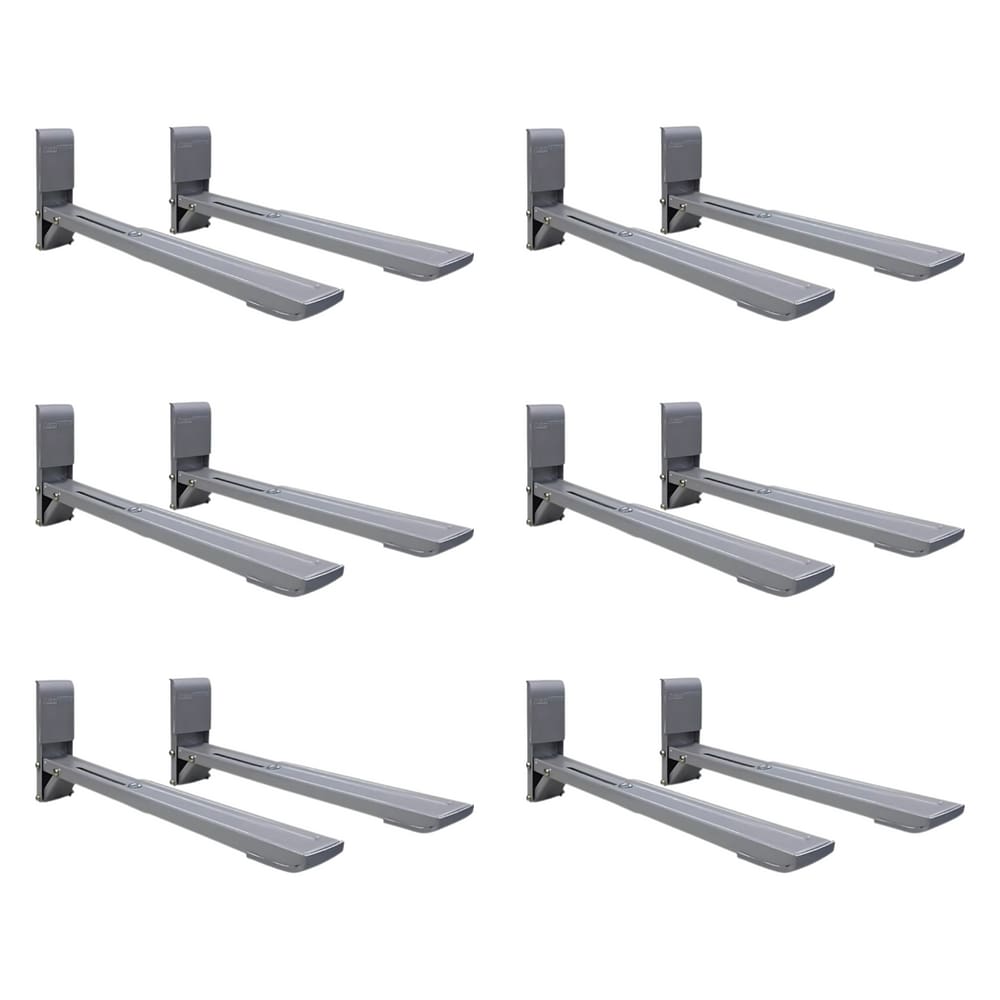 Suporte para Forno elétrico ou Micro-ondas Brasforma SBR3.7 Prata - 6 Unidades