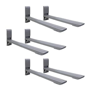 Suporte para Forno elétrico ou Micro-ondas Brasforma SBR3.7 Prata - 3 Unidades