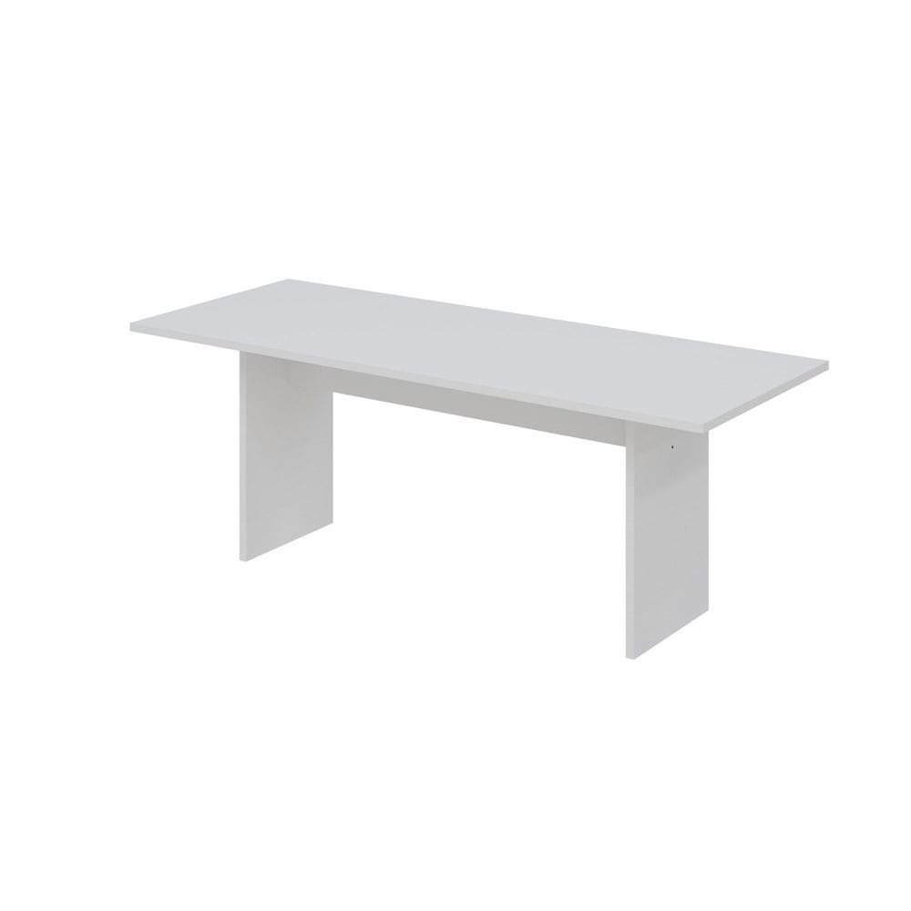 Mesa de Jantar 200x80x74cm 2,5cm Essence Branco
