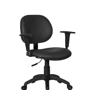 Cadeira Giratória Internauta com Braço - N36ls05pt25pt Preto