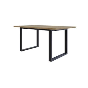 Mesa de Jantar Queens RG2 160x90x75cm Vermont OAK/Preto