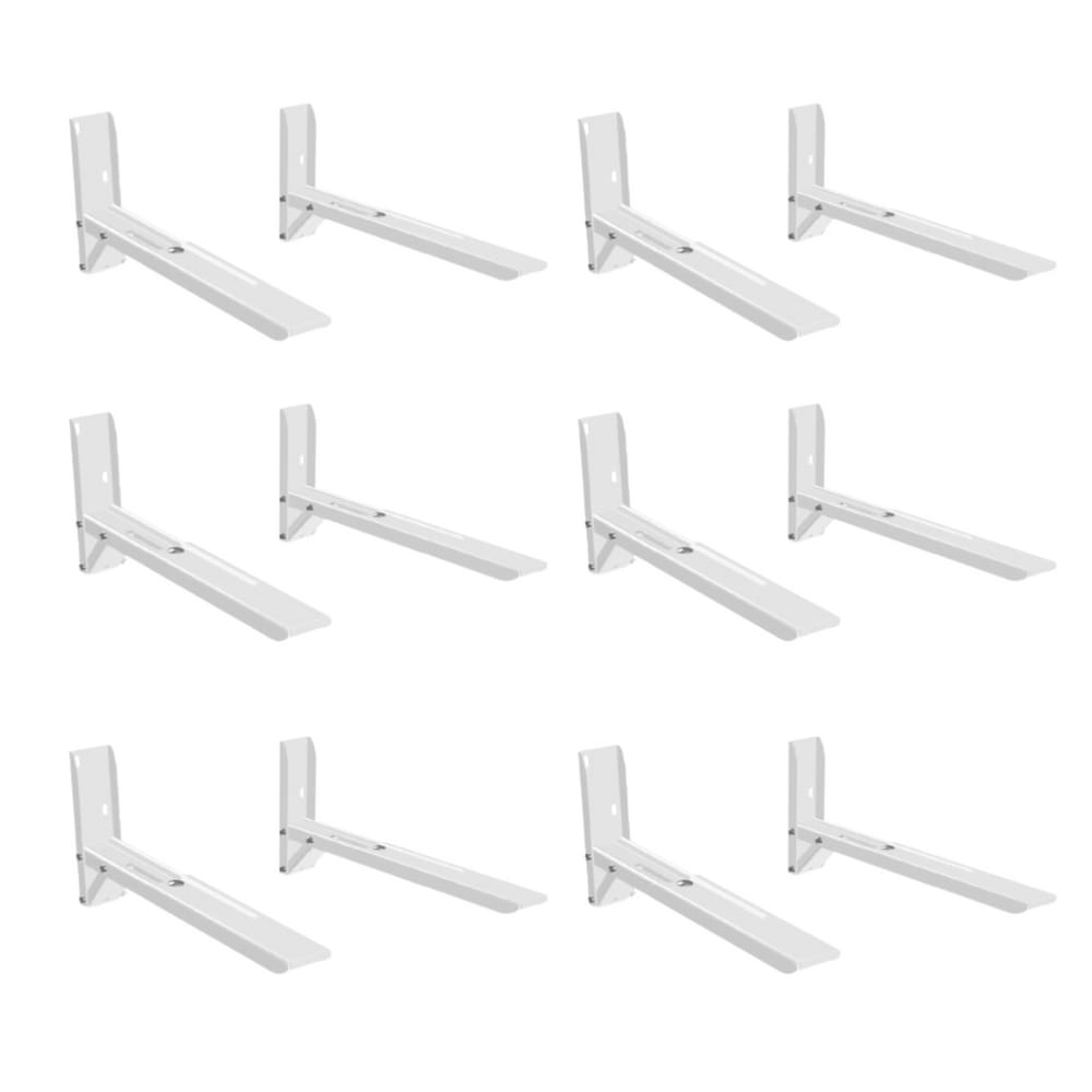 Suporte para Forno Micro-ondas Ou Forno Elétrico Brasforma Sbr3.8 Branco - 6 Unidades