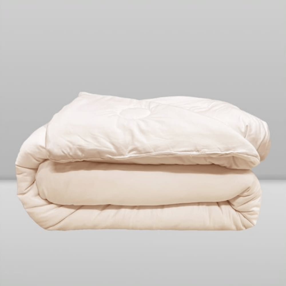 Edredom Marshmallow Bege - Laço Bebê