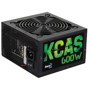 Fonte Gamer ATX Aerocool KCAS 600W 80 Plus Full Range APFC