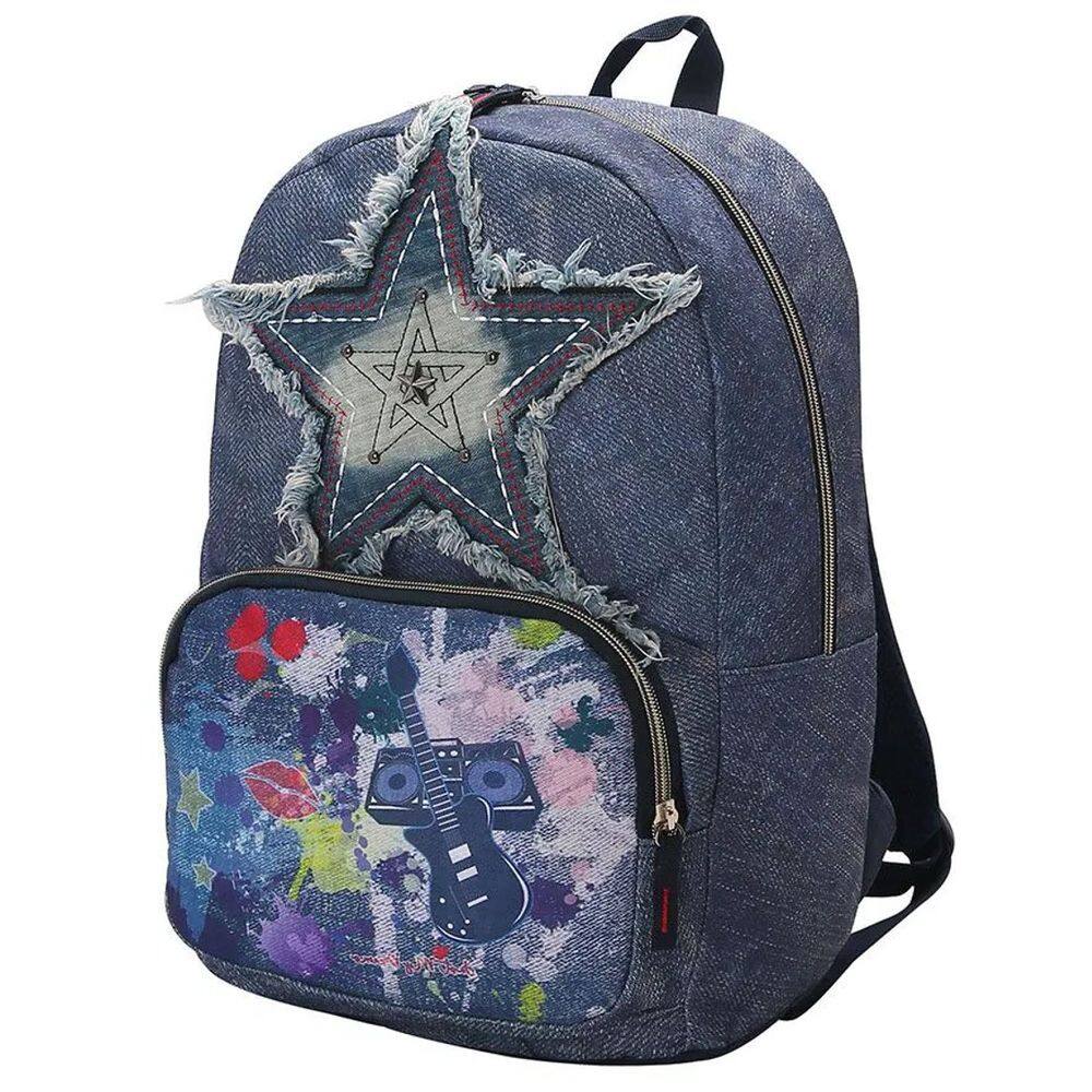 Mochila Juvenil Escolar Casual Rock Resistente Chenson
