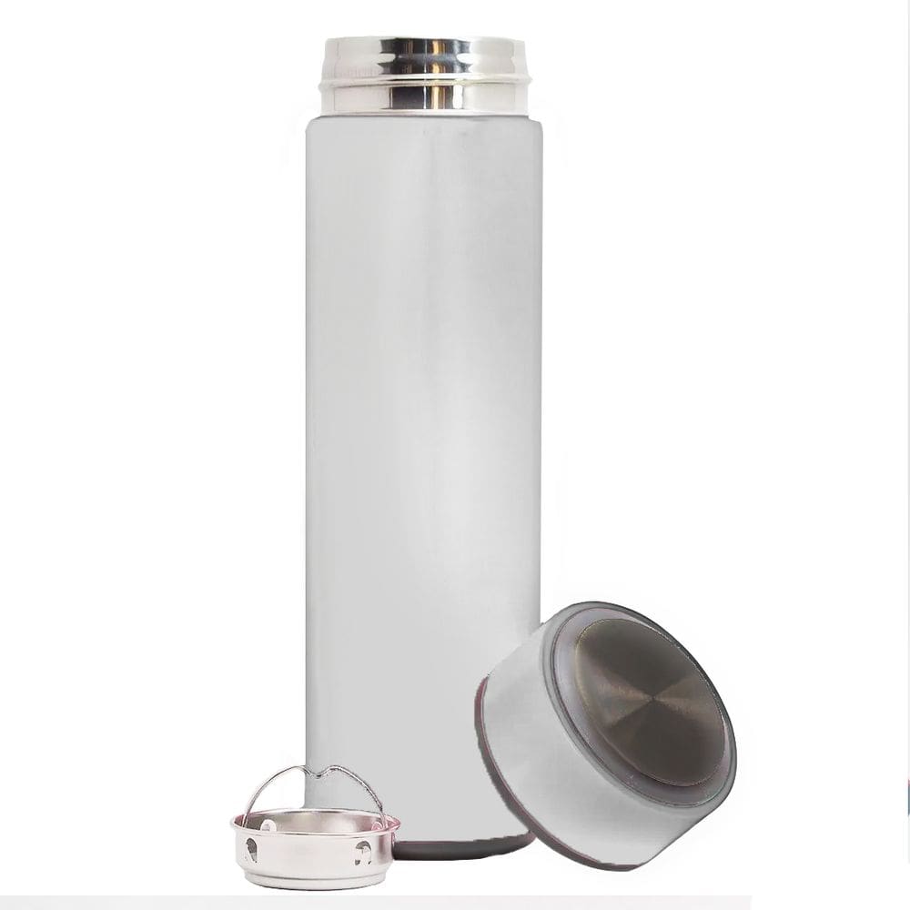 Garrafa Térmica Inteligente De Inox Portatil 500ml Tampa C/Sensor De Temperatura