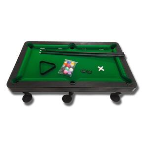 Mini Mesa de Bilhar Infantil Luxury Billards 54x30 Sinuca Divertida com Bolas Coloridas e Numeradas - Grande