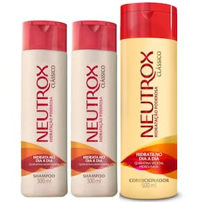 Kit Shampoo Neutrox Clássico + Condicionador 500ml