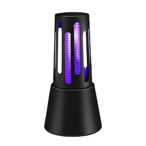 Abajour Armadilha Mata Mosquito Pernilongo Inseto Mosca Led USB Preto