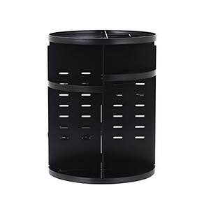 Organizador Porta Maquiagem Giratório 360° Ajustável Multifuncional Preto