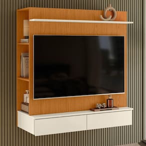 Painel para TV Até 42 Polegadas com Closet 2 Gavetas Wave Albatroz