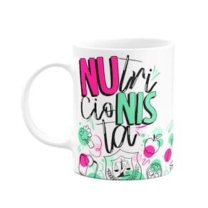 Caneca Profissões - Nutricionista - 325ml - Branca - M2