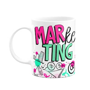 Caneca Profissões - Marketing - 325ml - Branca - M2