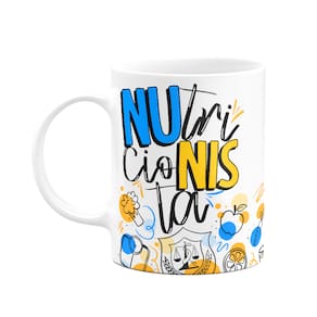 Caneca Profissões - Nutricionista - 325ml - Branca