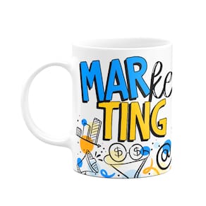 Caneca Profissões - Marketing - 325ml - Branca