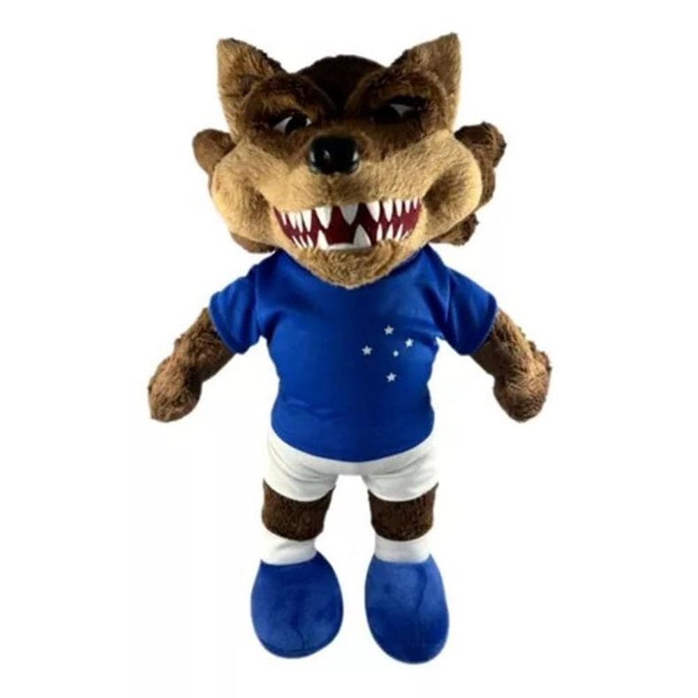 Mascote Pelúcia Raposão Cruzeiro Oficial