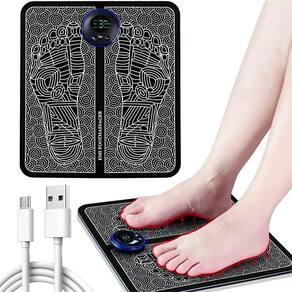 Massageador Tapete Elétrico Recarregável Para Pés