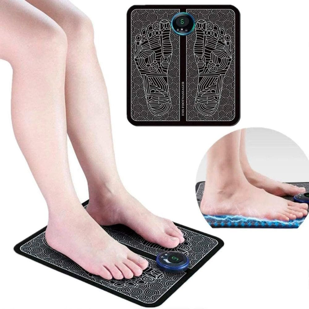 Massageador Tapete Relaxante Alivia Pés E Perna
