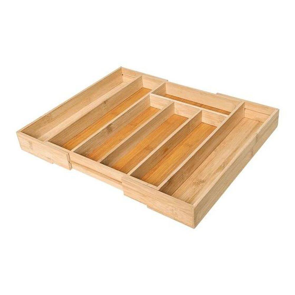 Porta Talheres Extensivel Ecokitchen Bambu 34cm Mimo Style