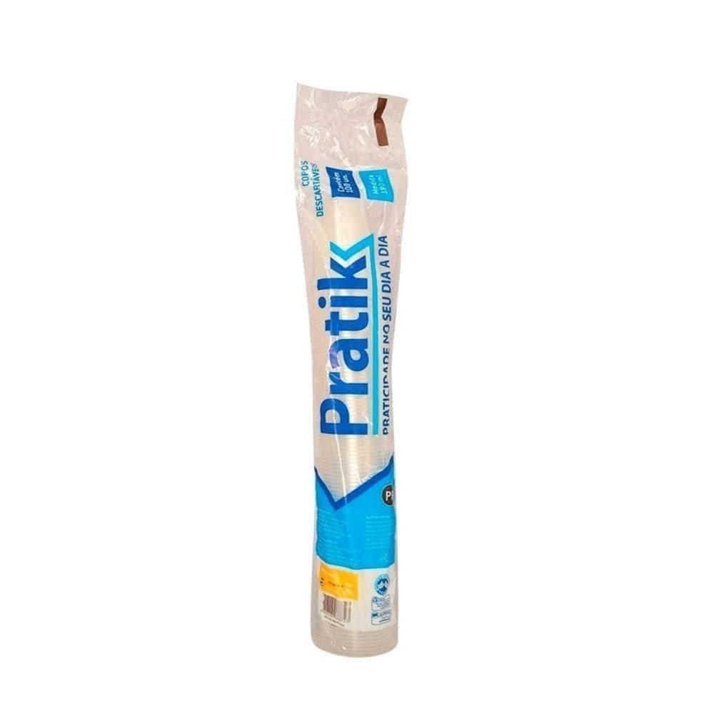 Copo Descartavel Uzzilim 180Ml Branco Ps 25X100x1