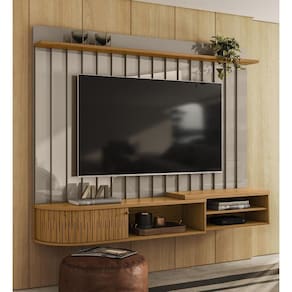 Bancada Suspensa Ímola 206,7cm x 165,5cm com 1 Porta Deslizante Fen-di Naturale Madetec