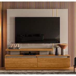 Home Theater New Apolo Para TVs até 75 Polegadas Fen-di Naturale Madetec