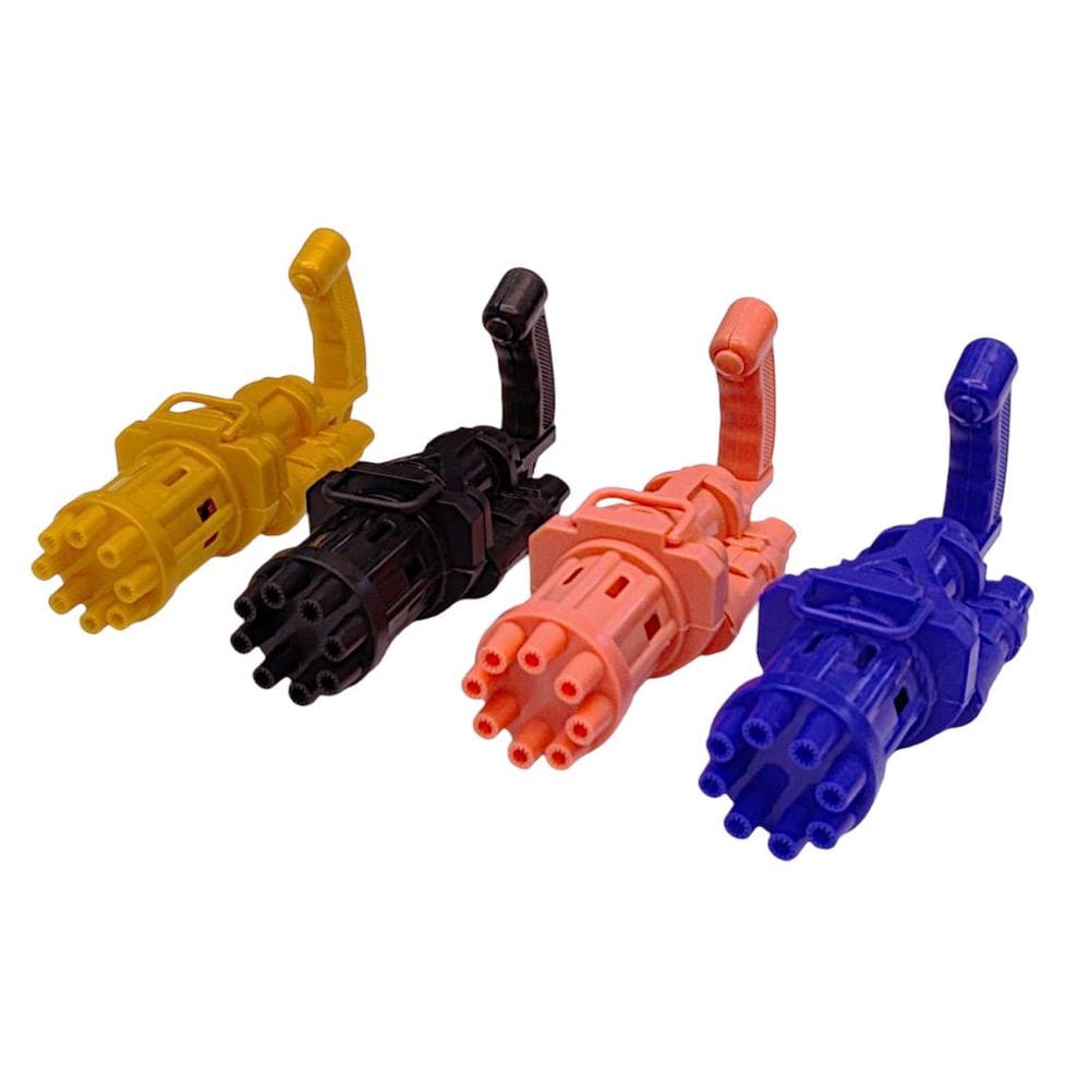 Brinquedo Lançador Turbo Bolhas de Sabão Infantil +3 Anos Bolinhas Brasilflex