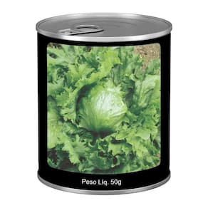 Sementes Alface Americana Feltrin Grandes Lagos 659 Lata 50g