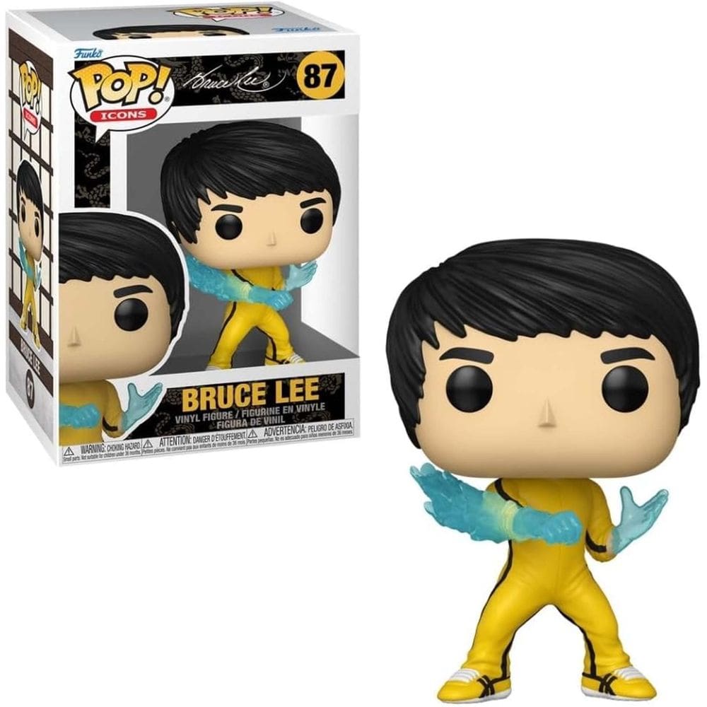 Funko Pop! Icons Bruce Lee Be Water A Lenda do Kung Fu #87