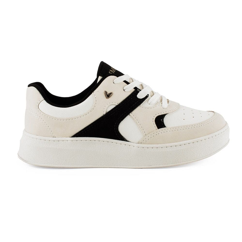 Tênis Casual Flatform Mississipi MC911 Feminino - Gelo