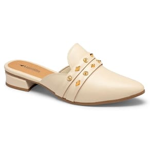 Mule Mississipi Salto Bloco MC881 Feminino - Nude
