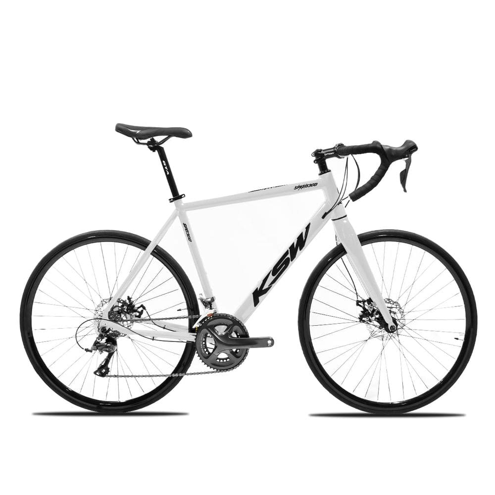 Bicicleta KSW Speed Road Aro 700 2x9 Marchas 18V GTA Z9 Tipo Gravel