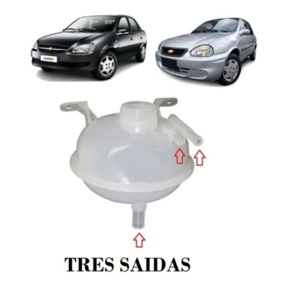 M745-Re Corsa Classic 09 Coletor Admissão Plastico 3 Saidas